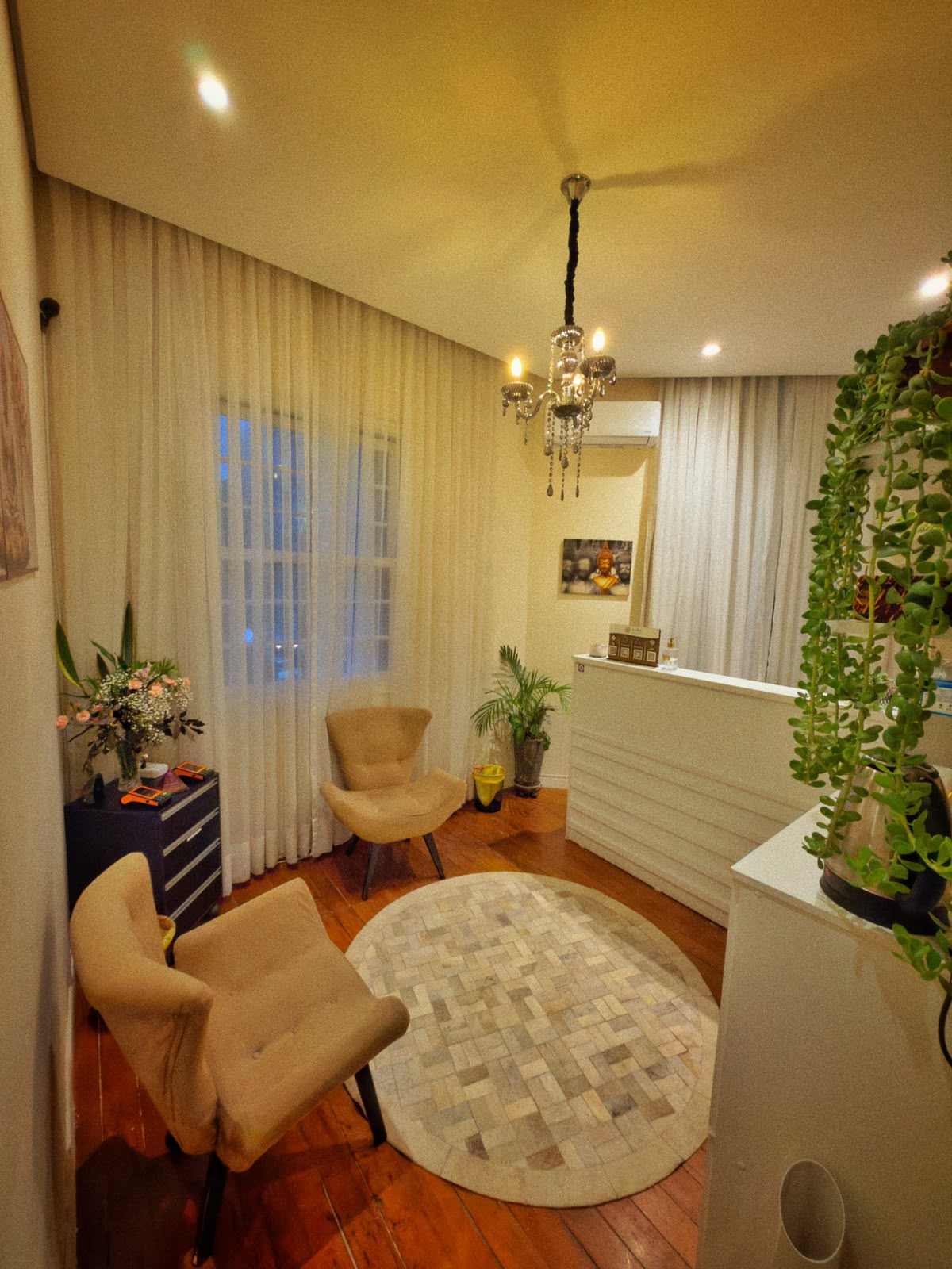Recepção do Studio G Tantra